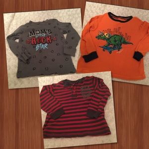 WONDERKIDS Three Thermal LongSleeve T-Shirts